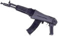 Ruský AK 105  so sklopenou pažbou 5,45x39